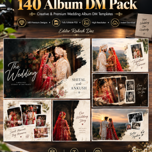 Wedding DM Poster Pack | Premium Editable Wedding PSD